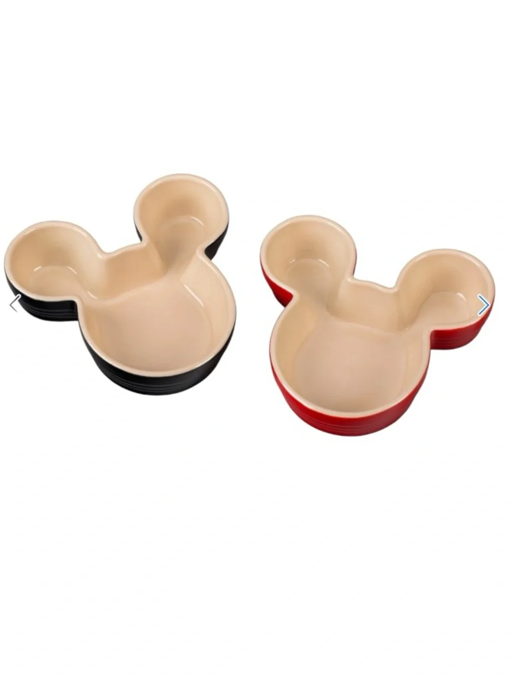 Le Creuset Disney Mickey-shaped Ramekins